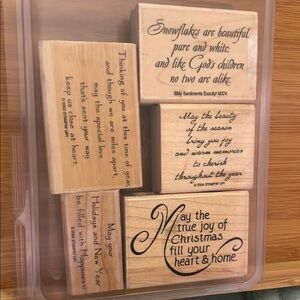Stampin' Up! Sentiment Rubber Stamps Set